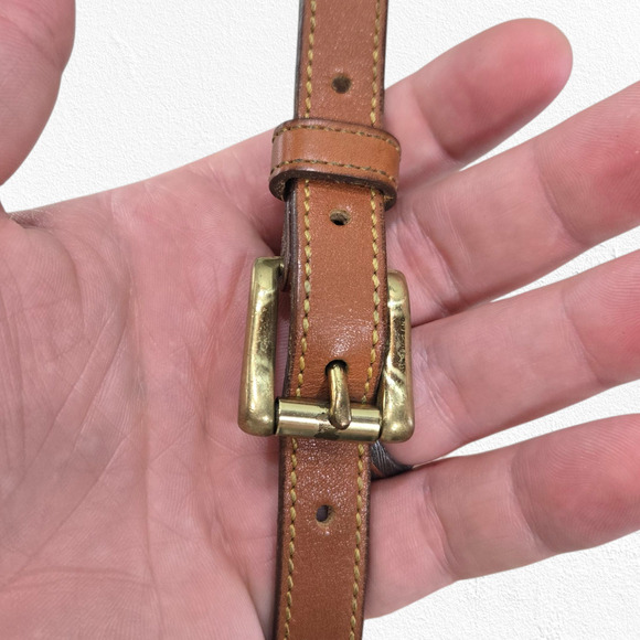 80s Vintage Dooney and Bourke Pebbled Leather USA Made All Weather Satchel Purse - Picture 10 of 16